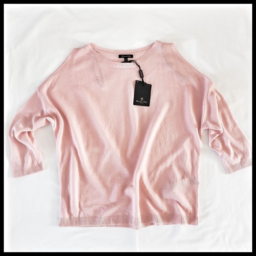 *NEW*Massimo Dutti Cold Shoulder Sweater/B3